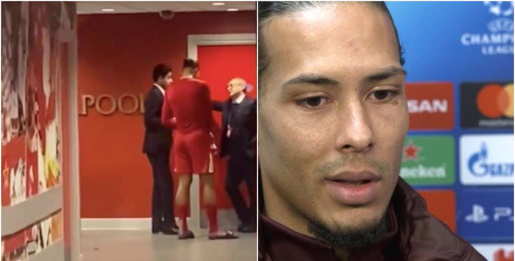 Luego de verse con Nasser Al Khelaifi, Van Dijk suelta la bomba en Liverpool...