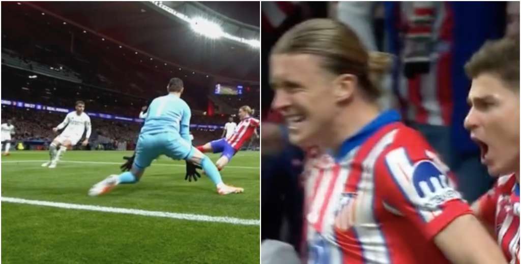 28 segundos y Atlético de Madrid reventó al Real: un gol sacando del medio