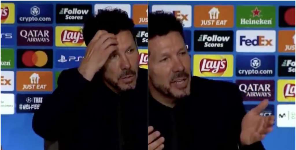 Simeone, a los gritos, estalla contra Real Madrid: "Levanten la mano, por favor"