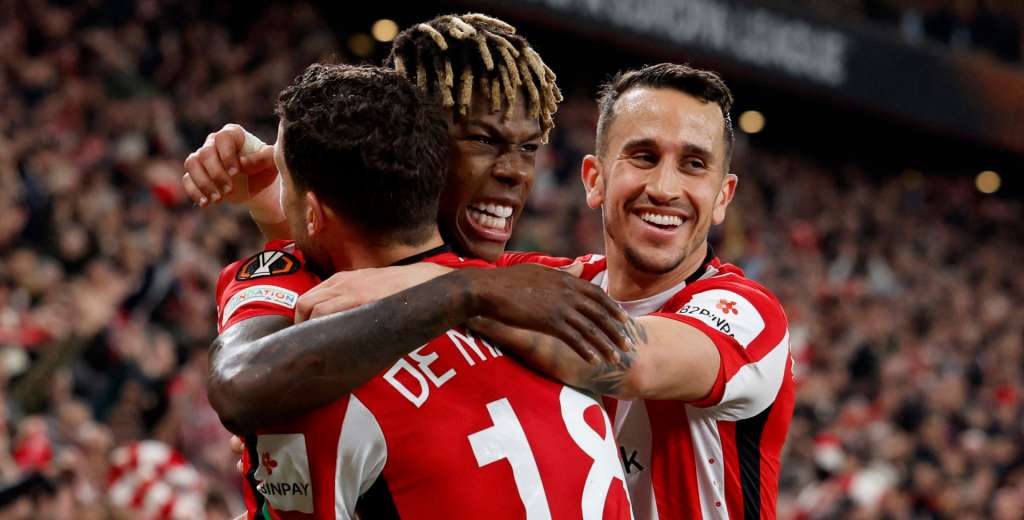 Remontada con suspenso: Ahtletic Club aplastó a Roma, se metió a cuartos y sueña...