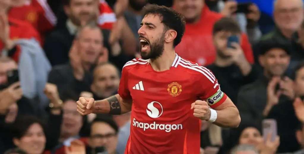 El United sueña: con 3 goles de Bruno Fernandes, los de Amorim avanzaron a cuartos