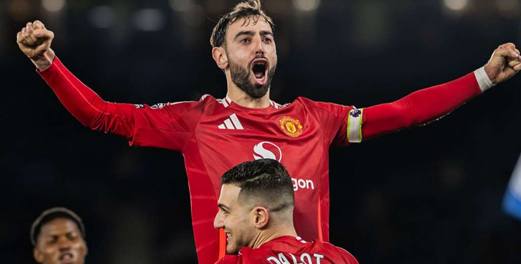 Con un recital de Bruno Fernandes, Manchester United derrotó a Leicester y se aleja del fondo
