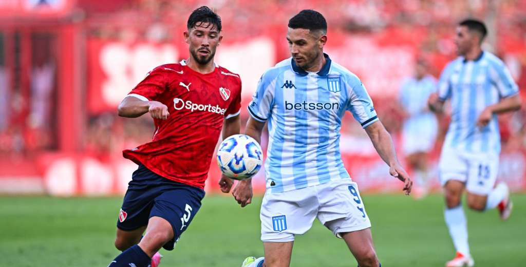 Independiente hizo m&aacute;s que Racing, pero se fueron iguales: 1-1