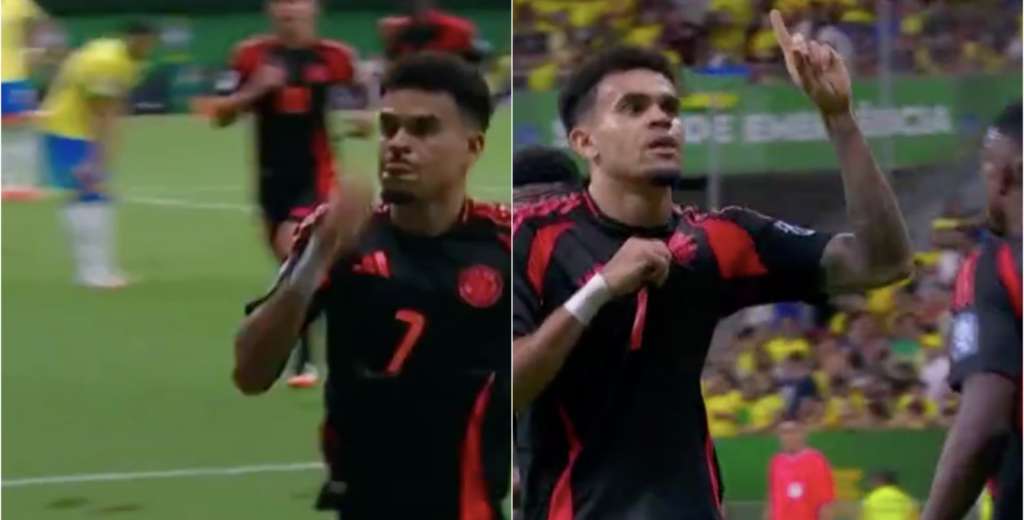 Golazo colombiano: asistencia de James y gol de Lucho Díaz para el 1-1 a Brasil