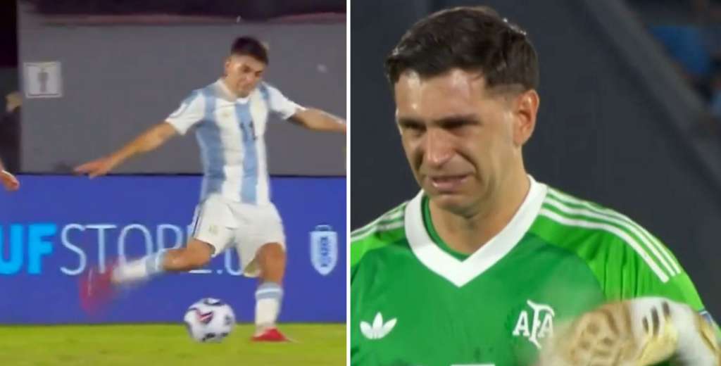 Locura total: Thiago Almada le reventó el arco a Uruguay con este golazo