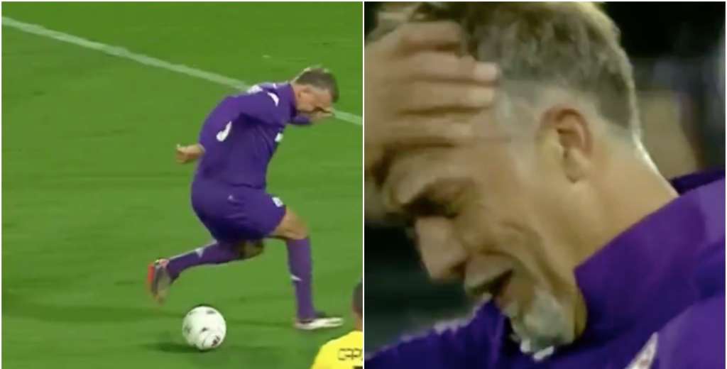Un genio de 56 años emocionado: Batistuta hizo el gol soñado en Fiorentina...