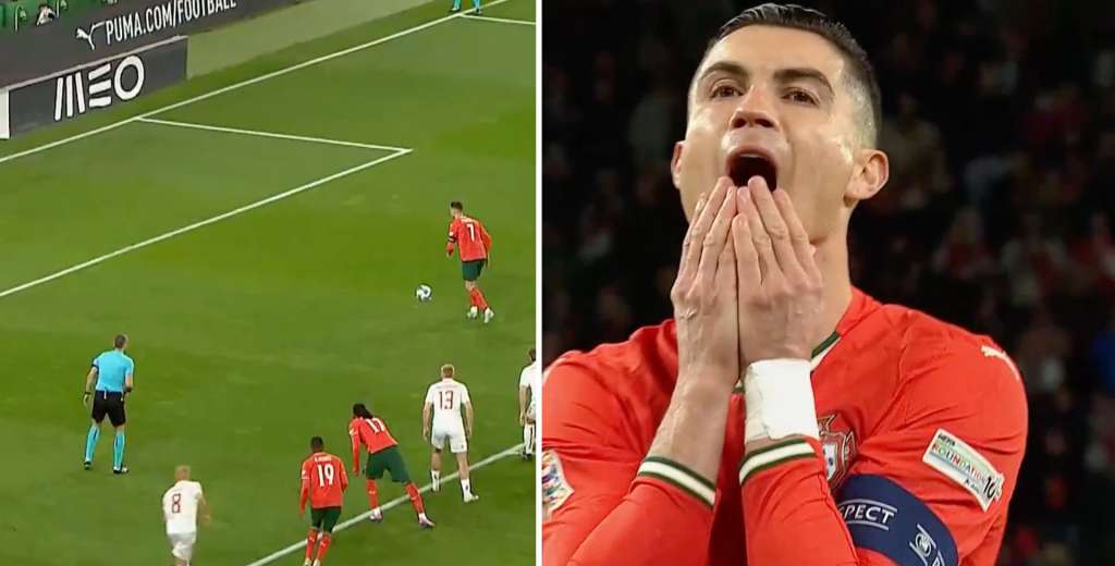 Cinco minutos y Cristiano se paralizó: pateó un penal lamentable