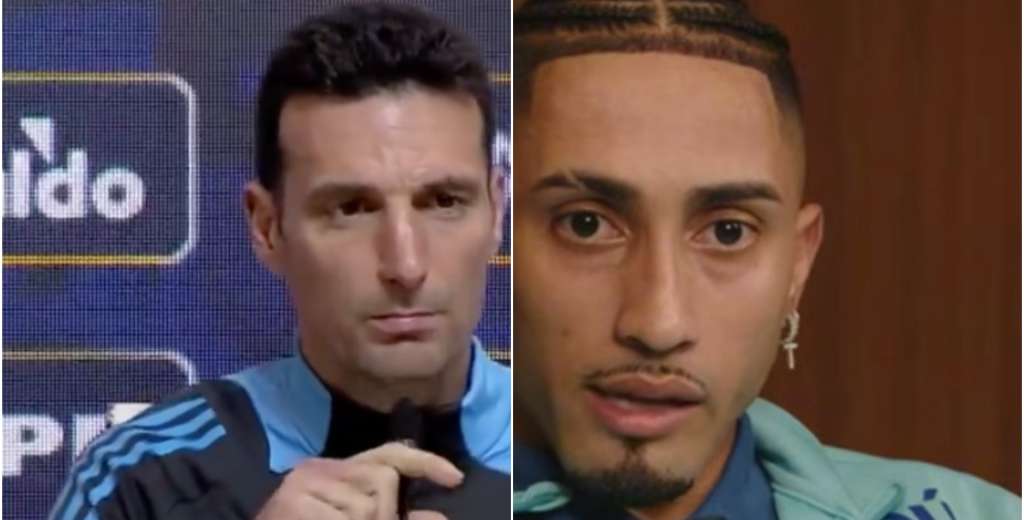 Lionel Scaloni le dio una lección a Raphinha: lo humilló en una respuesta...