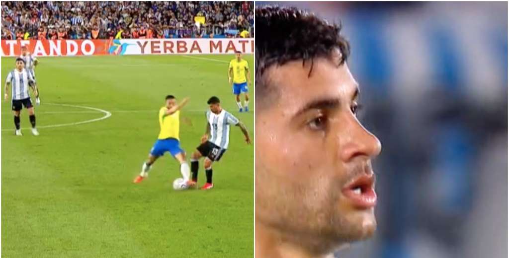 Cuti Romero quiso pisarle la pelota a Matheus Cunha: se la robó y clavó un golazo