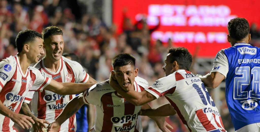 Épico: Unión de Santa Fe bajó a Cruzeiro en el debut en la Sudamericana