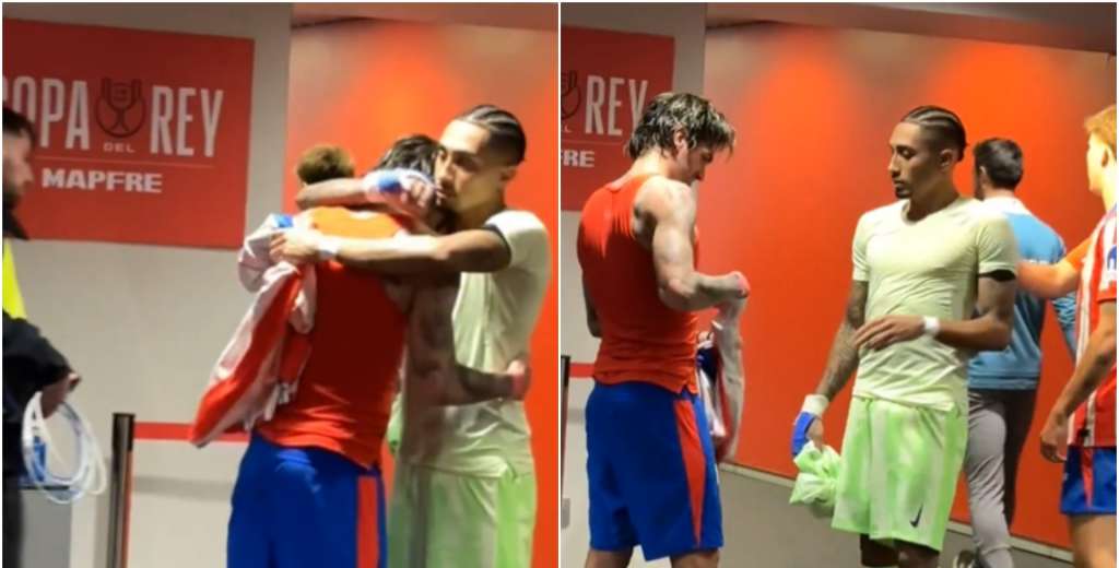 Después de la pelea: el encuentro entre Raphinha y De Paul que sorprendió a todos