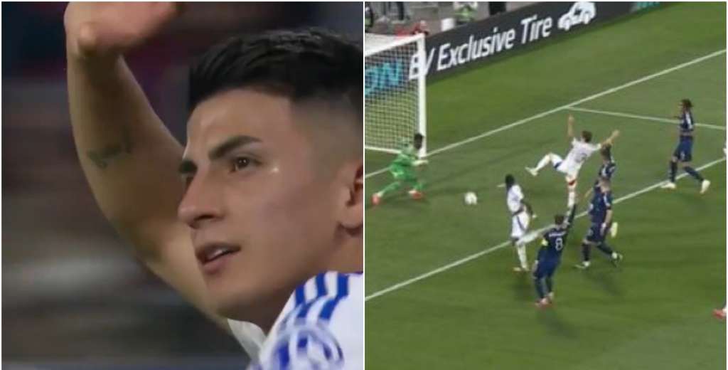 Otro error de Onana: quiso cortar el centro de Almada y se le escapó...