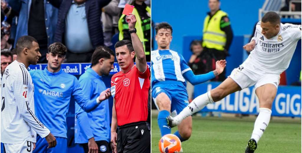 Tras la expulsión de Mbappé: la insólita sanción que recibirá por su patada brutal