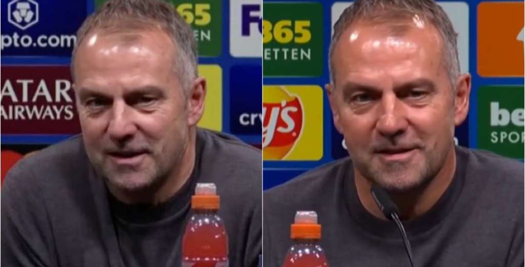 Pese al mal partido de su equipo Flick festeja: "tenemos que alegrarnos"
