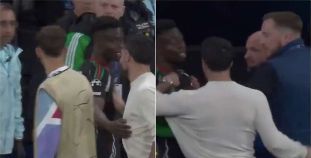 Saka se iba del campo, apareció Dani Carvajal, se puso cara a cara y explotó