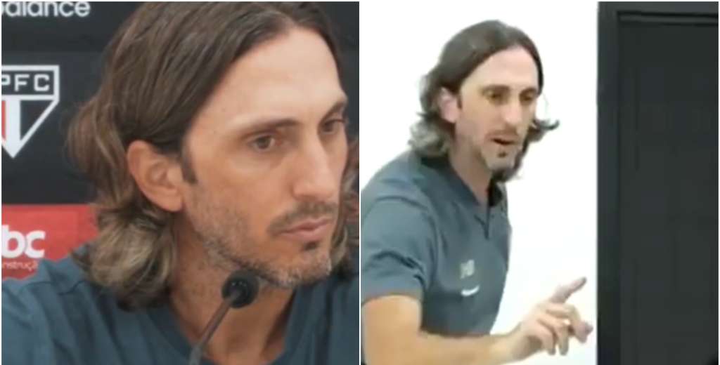 Escándalo en Sao Paulo: Zubeldía explotó contra un periodista por su pregunta feroz