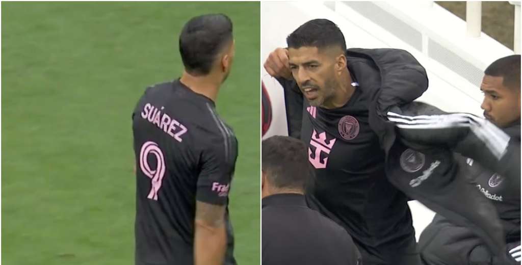 Una imagen penosa en Inter Miami: Su&aacute;rez se fue y le grit&oacute; de todo a Mascherano