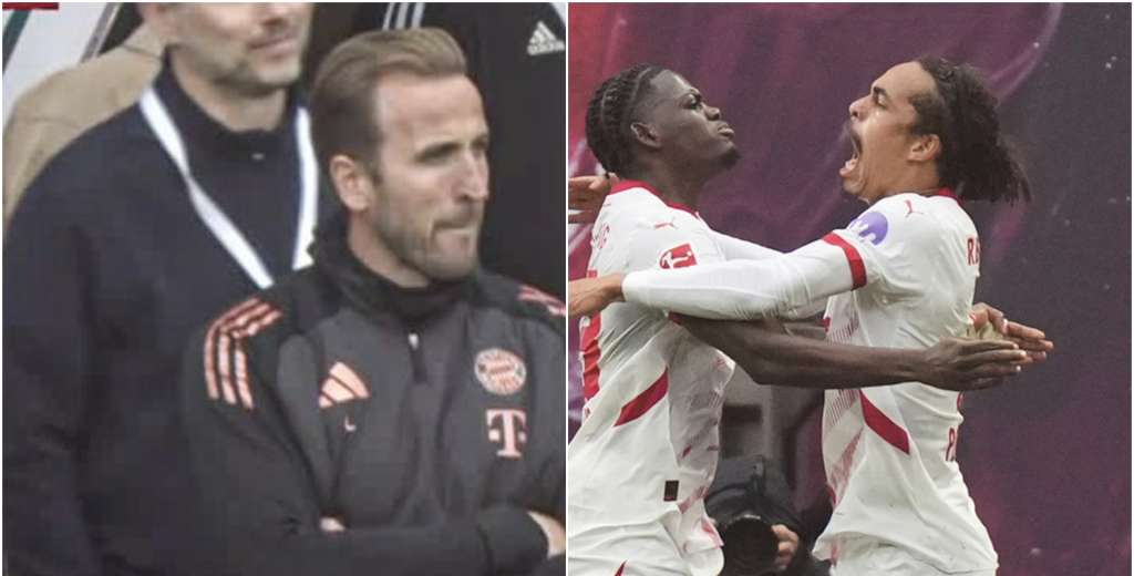 Kane humillado: fue a celebrar el título del Bayern y Leipzig lo empató a los 95...