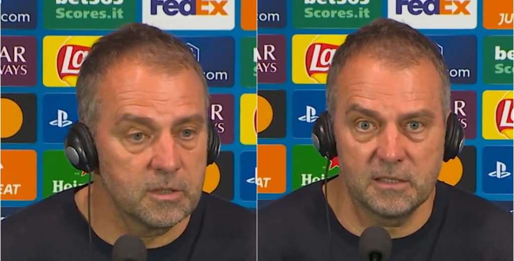 Flick tras la derrota, apuntó contra el árbitro: "le dije lo que pienso..."