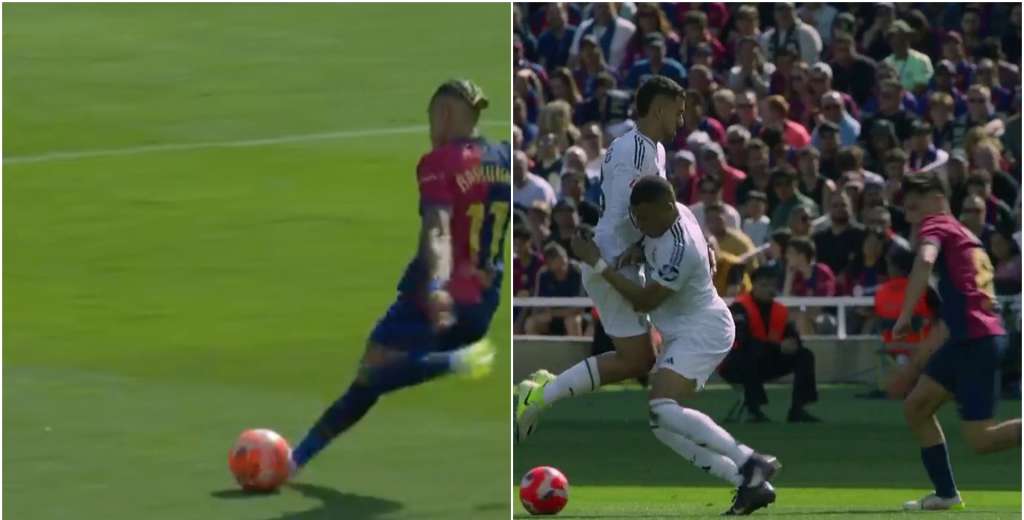 Mbappé estalló contra Ceballos: se chocaron y le regalaron el gol a Raphinha