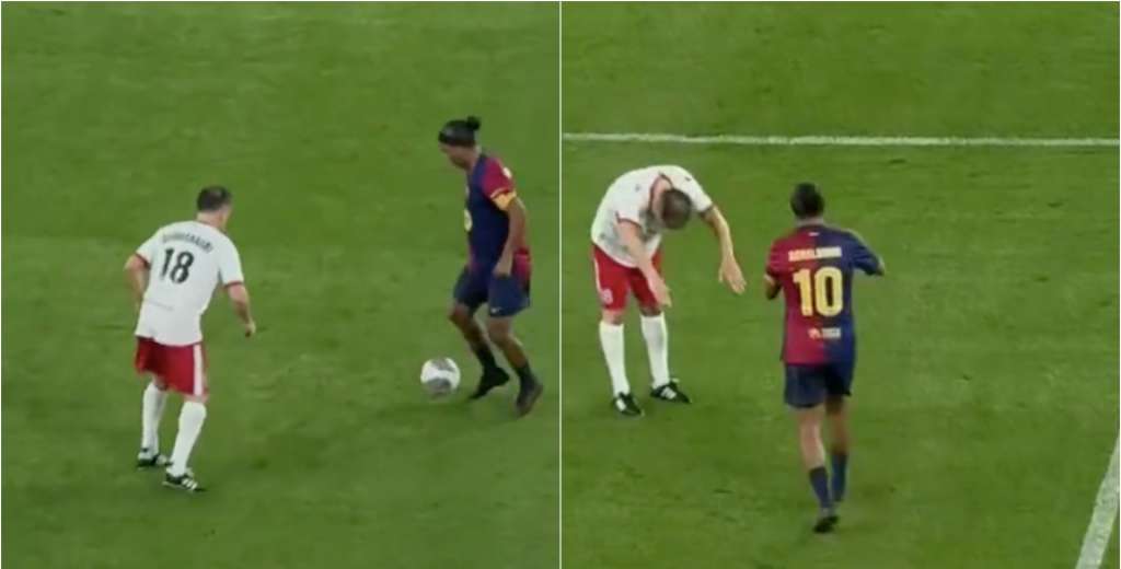 Quiso frenar a Ronaldinho y acab&oacute; rendido: 45 a&ntilde;os y sigue siendo un genio...