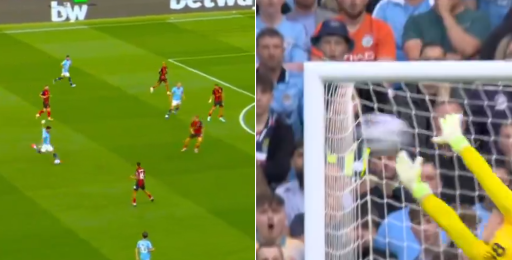 Golazo infernal del City: Marmoush y un bombazo para clasificar a Champions