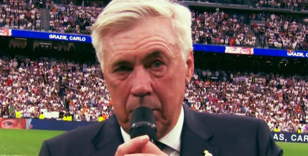 Ancelotti llorando como nunca: la frase que todavía retumba en el Bernabéu...