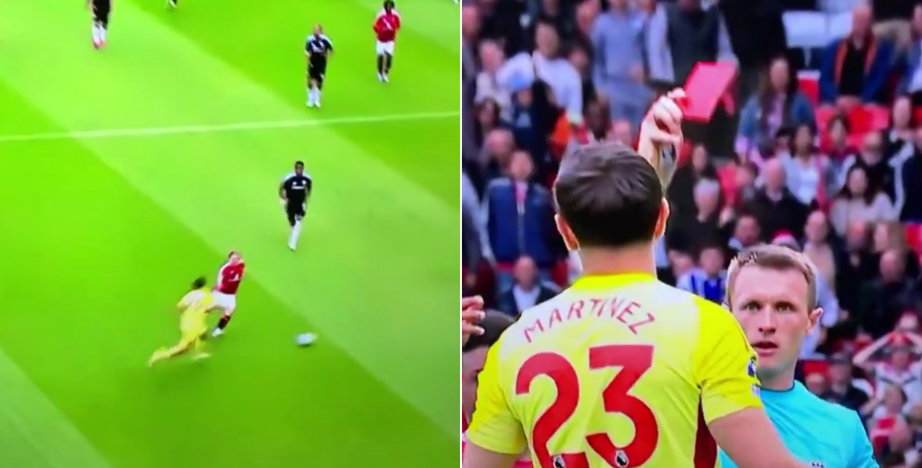 El error más caro de su carrera: Dibu Martínez se equivocó y lo expulsaron