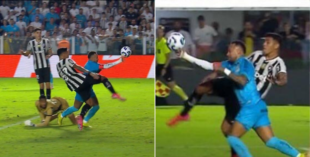 Neymar insólito: quiso hacer un gol con la mano y terminó expulsado