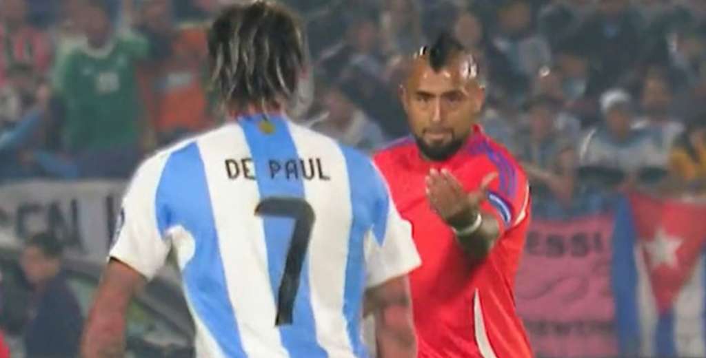 El gesto de Vidal a De Paul en pleno partido: acabó de la peor forma posible...