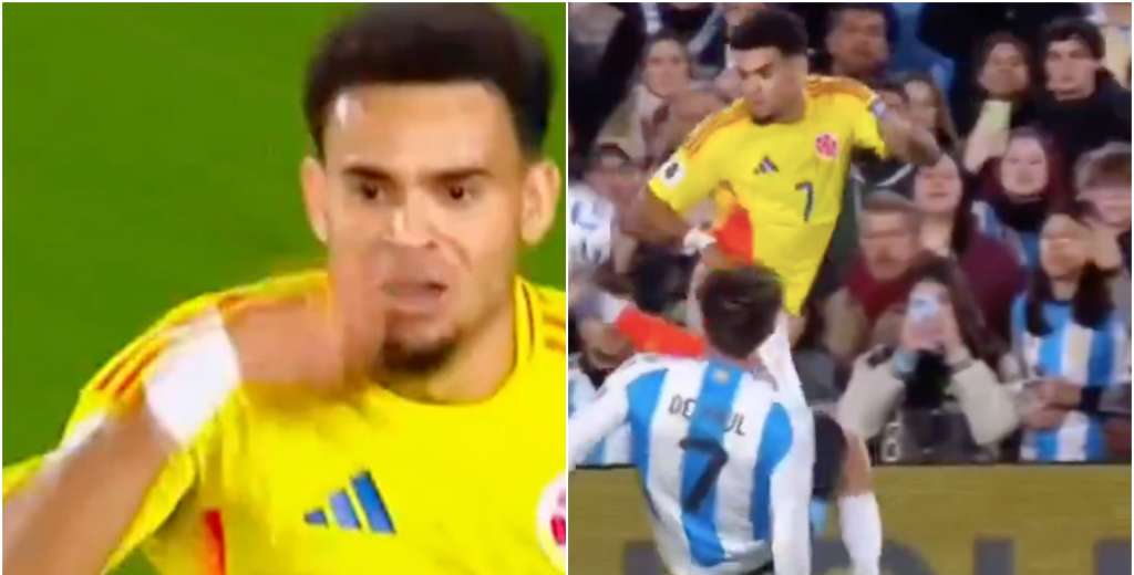 Luis Díaz imparable: lo dejó a De Paul en el suelo con un sombrero de taco...