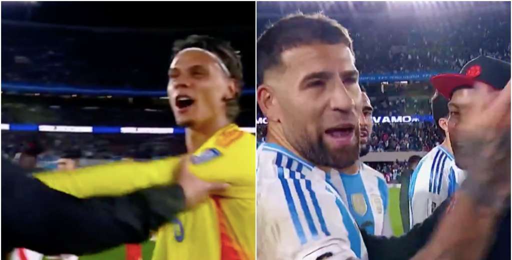 "Sacate la vincha, bobo", gritó Otamendi y Richard Ríos lo aplastó con una frase
