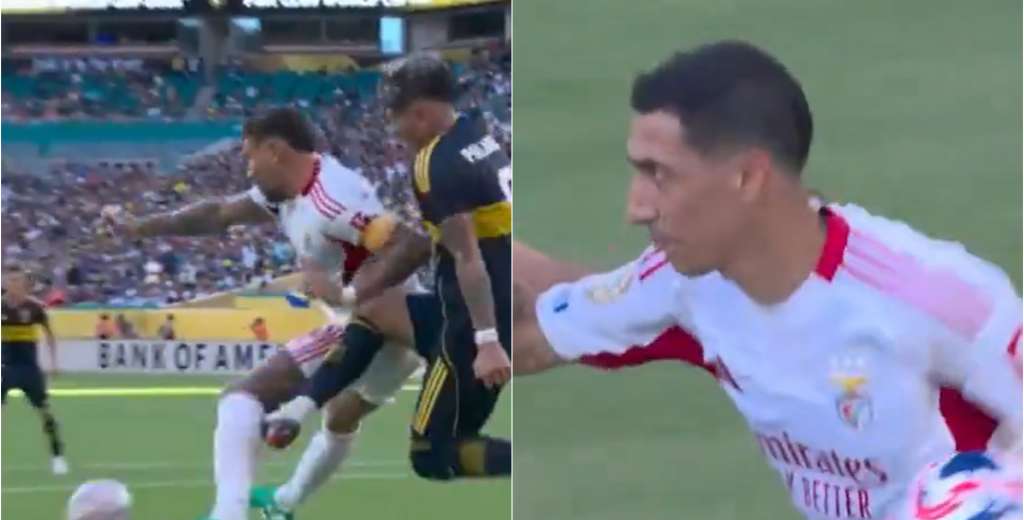 Marchesín ni la vio: Ángel Di María mostró su jerarquía para patear un penal...
