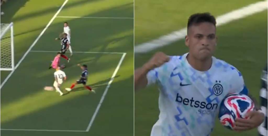 Jugada del laboratorio: Lautaro Martínez puso el 1-1 ante Rayados con un golazo