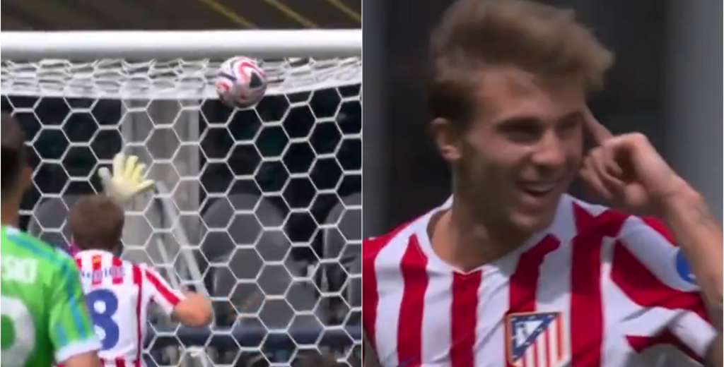 Zapatazo y a cobrar: Pablo Barrios metió un bombazo para el 1-0 del Atlético