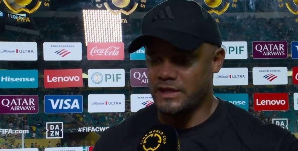 Y tras el triunfo, Kompany dejó la frase que todo Boca Juniors quería escuchar