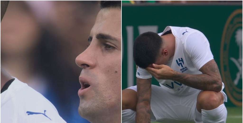 Joao Cancelo hundido: no soportó el minuto de silencio en honor a Diogo Jota