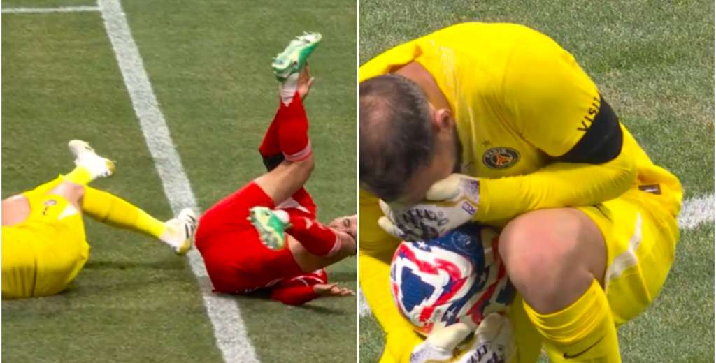 Donnarumma se puso a llorar en pleno partido: le fracturó el tobillo a Musiala