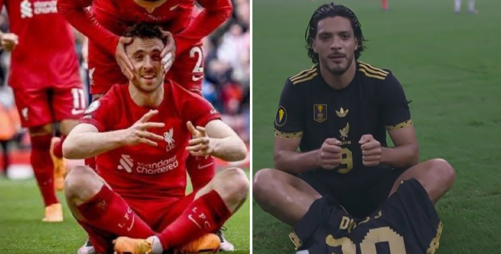 Enorme gesto de Raúl Jiménez: convirtió un gol en la final y se lo dedicó a Jota