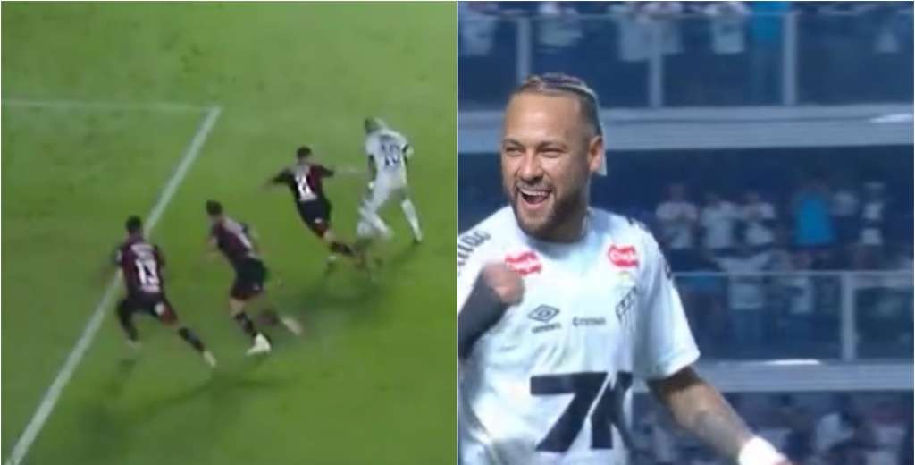 Al minuto 85, igualando 0-0 y contra Flamengo: Neymar sigue siendo un genio