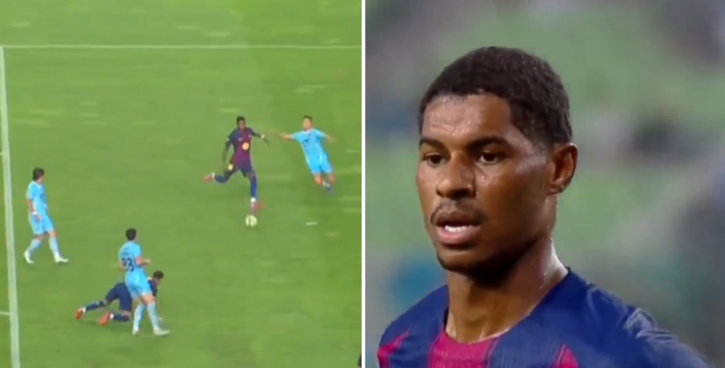 Llegó lo que todos esperaban: el primer gol de Rashford en el FC Barcelona