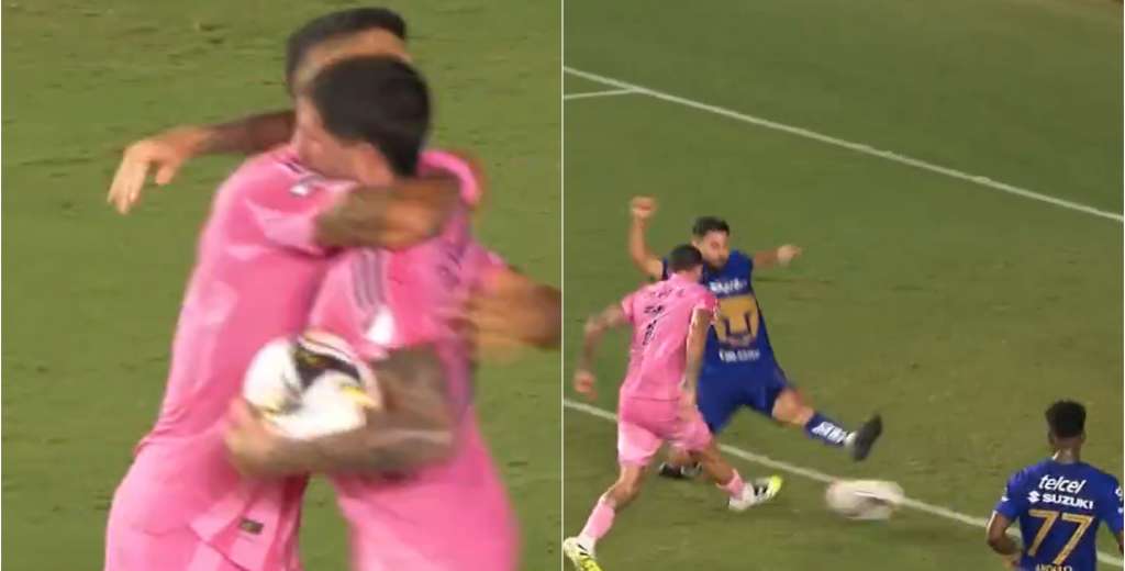 Ante la mirada de Messi: De Paul marcó su primer gol en Inter Miami y puso el 1-1