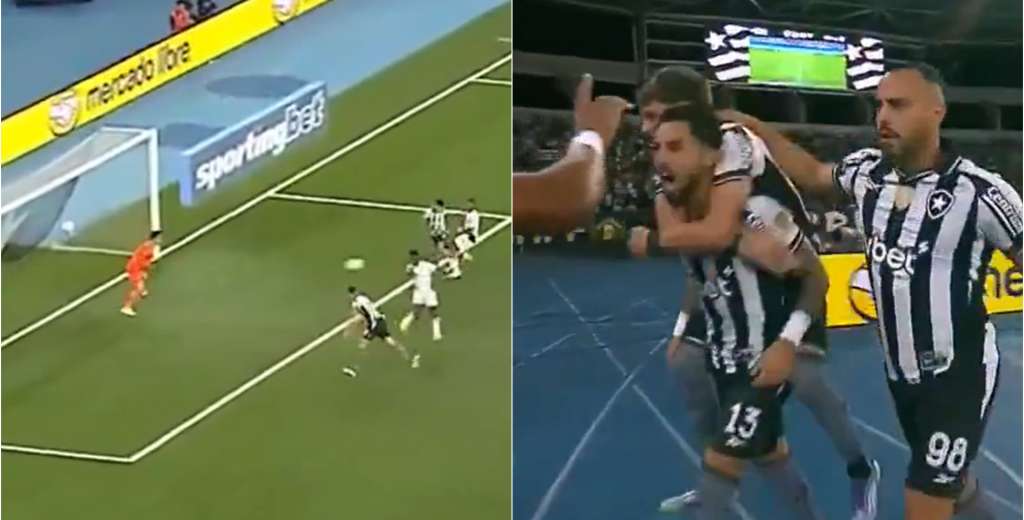 Liga de Quito sacó del medio, Botafogo robó y Artur puso el 1-0 a los 14 segundos