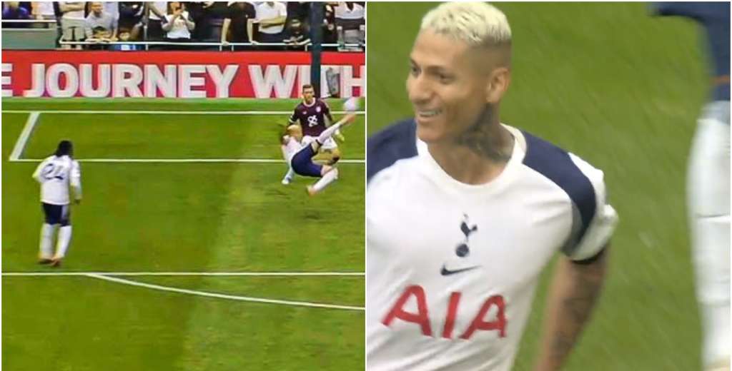 ¿El gol del año en la Premier? Richarlison remató en el aire y le voló el arco al Burnley