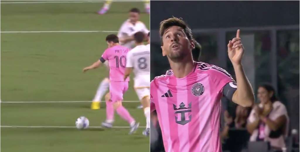 Tiene 38 años y sigue imparable: Messi, dos rivales clavados y un golazo brutal