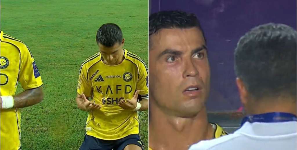 Cristiano se arrodilló para rezar y ser campeón con Al Nassr: acabó de la peor forma...