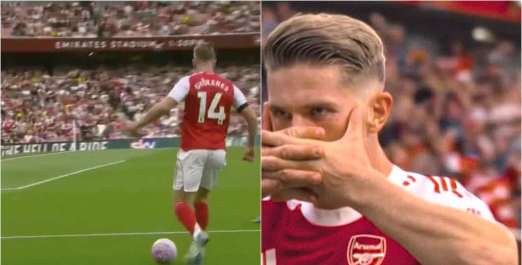 Gyokeres costó 75 millones: 25 metros del arco, se pasó a todos y primer golazo