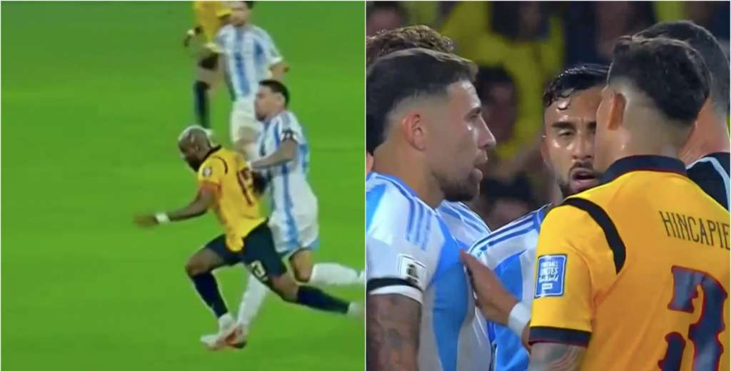 Otamendi vio la roja a los 30' y se pierde el primer partido del Mundial
