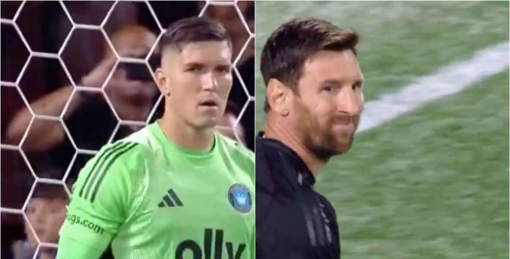 Messi quiso picarle un penal al arquero de Charlotte: acabó humillado ante todos