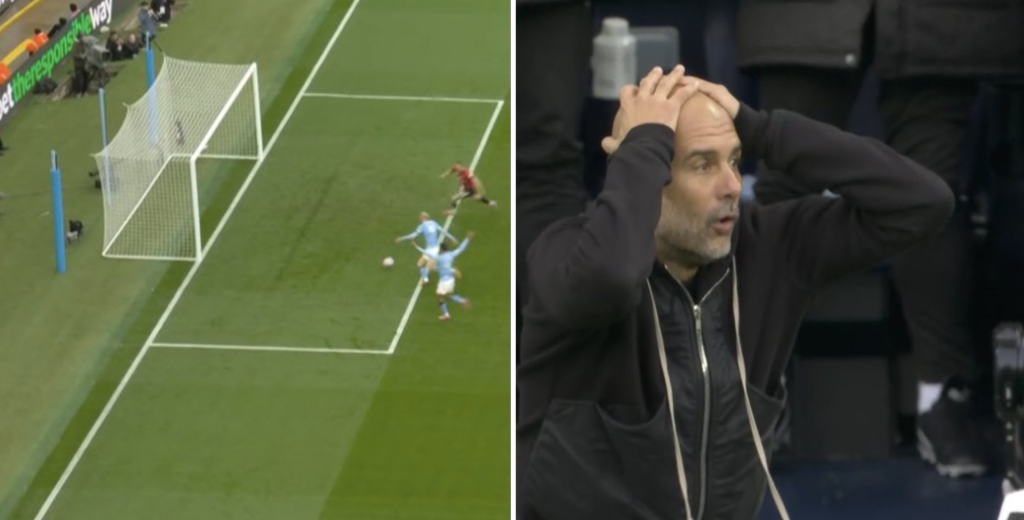 Haaland esquivó al arquero, quedó con el arco solo y falló un gol increíble...